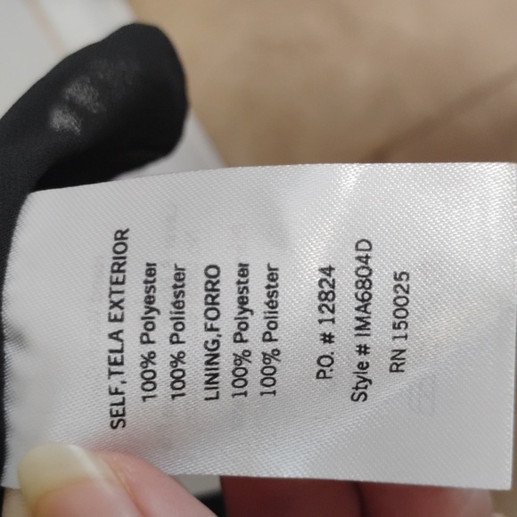 Emory Park | Black Balloon Sleeve Maddie Cut-Out Front-Twist Dress | L | NWT - Picture 5 of 8